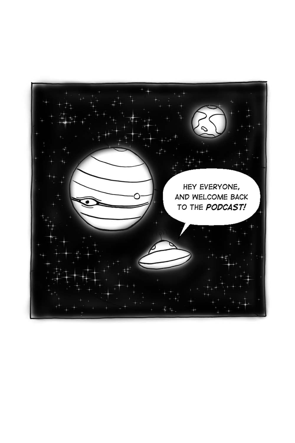 (Cartoon of Inpho's spaceship flying through space.) Inpho: Hey everyone, and welcome back to the podcast.